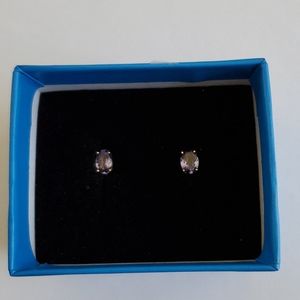 Gem stone earrings